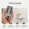 Meisterhome® XXL LED tea lights set di 4 - Candele senza Anteprima dell’immagine prodotto 3