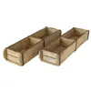 Box Rygge recyceltes Holz hellbraun H.9 cm  L,58 cm Produktbild-Vorschau 4
