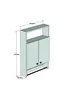 Skye Decor, Ela - Walnut, armoire de salle de bains, noyer, Voir les images du produit 4