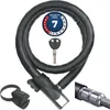 ABUS 860, Kabelový zámek, Černá, Ocel, Klíč, CE, 2 cm Náhled obrázku produktu 1