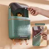 Portautensili da parete verde in plastica 85 cm per posate Anteprima dell’immagine prodotto 2