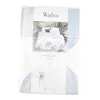 Walra Bettwäsche Simple Leaves Off White / Jeans Blau - Produktbild-Vorschau 3