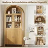 Merax Sideboard mit Glastüren, Vitrine mit Bogendecke, Produktbild-Vorschau 12