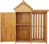 Armoire de jardin en bois avec range-bûches "Noé" - 136 x Voir les images du produit 3