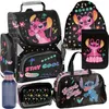 Mega Schulset – STITCH 6-teiliges Schulranzen-Set Für Produktbild-Vorschau 1