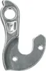 XLC DO-A81 Schaltauge Aluminium, schwarz oder silber (Farbe Produktbild-Vorschau 1