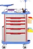 SucceBuy Carrello da laboratorio a 5 piani, carrello medico Anteprima dell’immagine prodotto 1