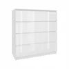 Kommode AVEN 97x90x40cm, weiß lackiert, 4 Schubladen, Produktbild-Vorschau 3