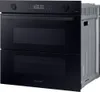 A black double oven is shown from a side angle, with its internal metal casing visible on the right. Produktbild-Vorschau