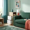 Relaxdays Nachttisch, 2er Set, 2 Schubladen, 1 offenes Produktbild-Vorschau 5