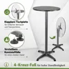 Stehtisch 2in1 Bistrotisch Alu klappbar höhenverstellbar Produktbild-Vorschau 4