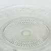 Tortenplatte Servierplatte Etagere Relief D25cm Glas klar Produktbild-Vorschau 10