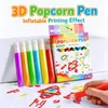 3D-Bastelstifte, 12 Farben, Volumeneffekt, für Papier, Textil, Glas Productafbeelding-voorbeeld
