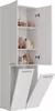 BDW Armoire de salle de bains, 2 paniers à linge, 2 - Voir les images du produit 3