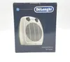 The image shows the front of a De'Longhi fan heater box. Produktbild-Vorschau