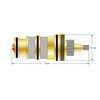A diagram of a faucet cartridge with dimensions indicated. Produktbild-Vorschau