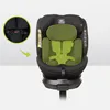 A child car seat with a close-up inset of the harness. Náhľad obrázku produktu
