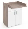 Commode à langer Vicco Lena Blanc/Sonoma 75.2x101.5cm, Voir les images du produit 1