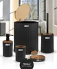 Freehome OKY-450-3-S badkameraccessoireset, 5-delig, zwart Productafbeelding-voorbeeld 3