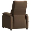 The back view of a brown fabric recliner chair. Produktbild-Vorschau