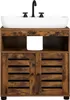 BEGRYF Unterschrank für Waschbecken 60x30x63 cm dunkelbraun Produktbild-Vorschau 9