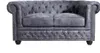 riess-ambiente Chesterfield 2er Sofa 150cm antik grau mit Produktbild-Vorschau 5