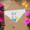 Mr. & Mrs. Panda faltkarte Physiotherapeut Herz - Weiß - Produktbild-Vorschau 3