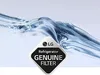 Abstract water background with a diamond-shaped logo. Náhled obrázku produktu