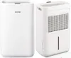 A white dehumidifier is shown from two angles against a white background. Anteprima dell’immagine prodotto