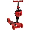 A red three-wheeled scooter with a ladybug design on the front. Náhľad obrázku produktu