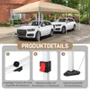 FCH Gazebo pieghevole 3x 6 m, gazebo pop-up con 6 pareti Anteprima dell’immagine prodotto 4