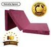Natalia Spzoo vouwmatras 198x80x10 cm, paars - 3-delig Productafbeelding-voorbeeld 4