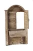Kobolo Deko-Fensterladen - Holz - braun - Schublade zum Produktbild-Vorschau 5