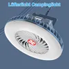 2400 mAh Campingventilator, 2-in-1 Ventilator mit Licht, Produktbild-Vorschau 5
