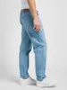 LEE Herren, Jeanshosen, Loose fit OSCAR, W32 L30, Blau, Anteprima dell’immagine prodotto 4
