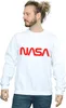 NASA - "Modern" Sweatshirt für Herren BI2192 (M) (Weiß) Produktbild-Vorschau 2