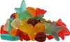 A pile of colorful gummy candies in various shapes, including starfish, shells, and other sea creatures. Anteprima dell’immagine prodotto