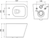 Mexen Teo vaso wc Rimless con sedile a chiusura rallentata Anteprima dell’immagine prodotto 5