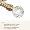 360 cm Jednoduchá kovová záclonová tyč 19 mm antická zlatá Náhled obrázku produktu 12