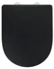 WENKO WC-Sitz Exclusive Nr. 3 Schwarz, aus antibakteriellem Produktbild-Vorschau 1