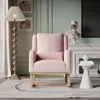 UnboxG Fauteuil à bascule Rose en peluche avec coussin, Voir les images du produit 2