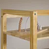 Kinderschreibtisch SUZA höhenverstellbar Massivholz natur - Produktbild-Vorschau 3