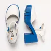 Art Sandalen mit Absatz Damen 1991 NAPPA WHITE-BLUE / Produktbild-Vorschau 4
