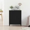 vidaXL Sideboard Schwarz Eichen-Optik 69,5x34x90 cm Produktbild-Vorschau 3