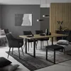 ML-Design Esszimmerstuhl aus Frotteestoff, Schwarz, mit Produktbild-Vorschau 10