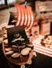 Piratenboot-taartstandaard, goud, 46,5 x 40 x 20 cm, Productafbeelding-voorbeeld 4