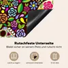 KitchenYeah© Herdabdeckplatte Blumen - Totenkopf - Muster , Produktbild-Vorschau 5