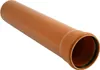 A single orange pipe with a black gasket on a white background. Náhľad obrázku produktu