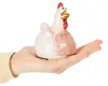 Dekorative Hühnerfiguren aus Keramik für Osterdeko und Produktbild-Vorschau 7