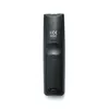 The back of a black remote control is shown against a white background. Voir les images du produit